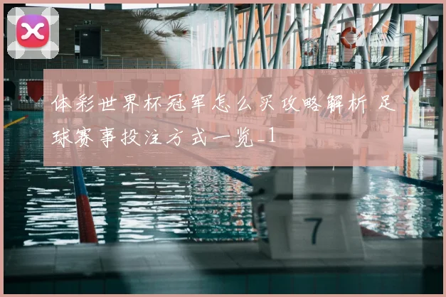 体彩世界杯冠军怎么买攻略解析 足球赛事投注方式一览_1